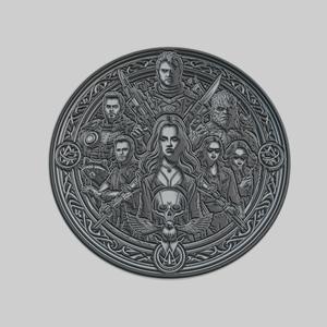 Guardians of the Galaxy Vol. 3 Medallion CNC Guardians of the Galaxy Vol. 3 3d Printer Obj Stl