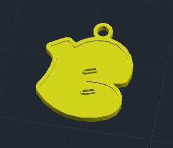 Bomb Rush Cyberfunk Key Ring