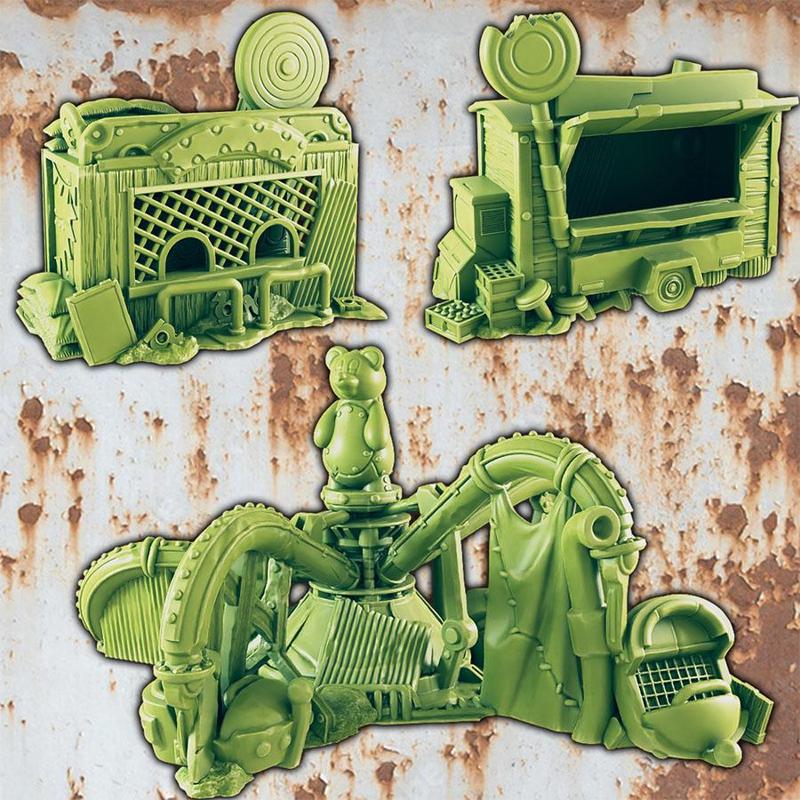 Wasteland Theme Park - Prize Shot, Whirly Ride, Food Cart [SUPPORT-FREE]