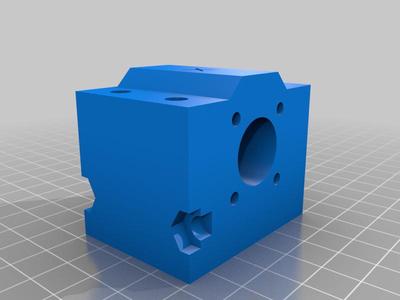 T12 Leadscrew Nut holders X&Y Axis of the TopsCNC NEMA23 version