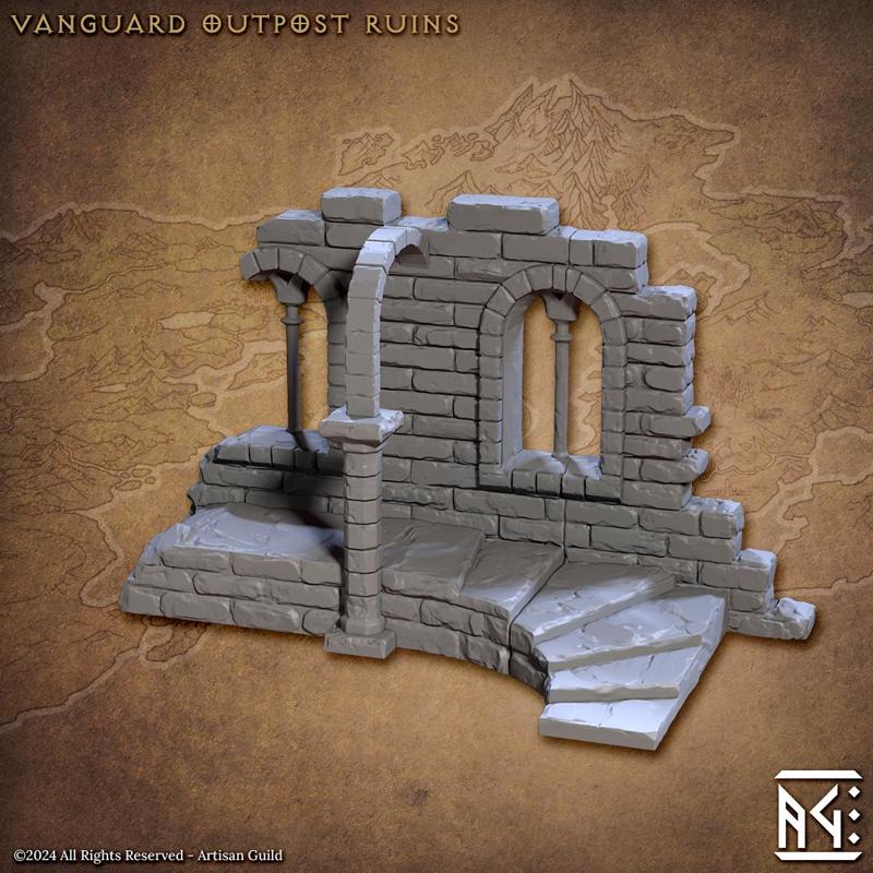 Vanguard Outpost Ruins - Terrain (Vanguard Fighters Guild)