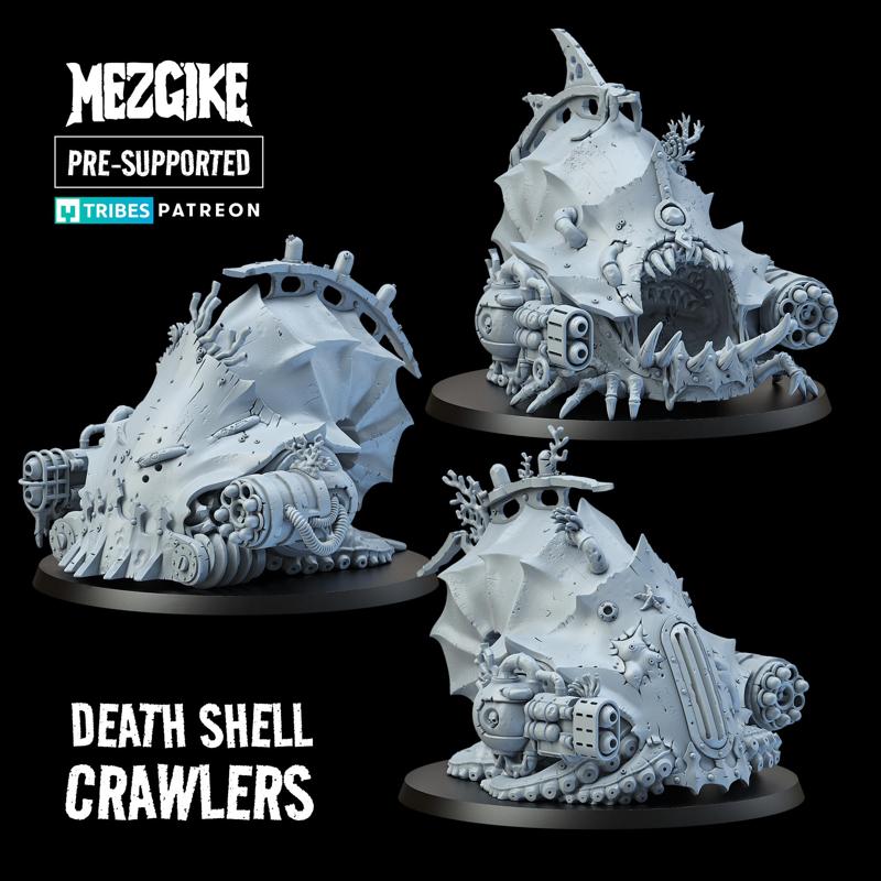Death shell crawlers (pre-supported)