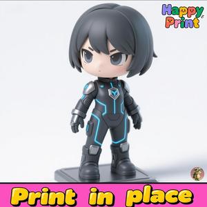 Anime Girl Sculpture