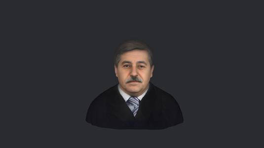 Ahmed Ouyahia-bust/head/face ready for 3d printing