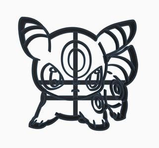 Umbreon Pokemon Anime Chibi Cookie Cutter