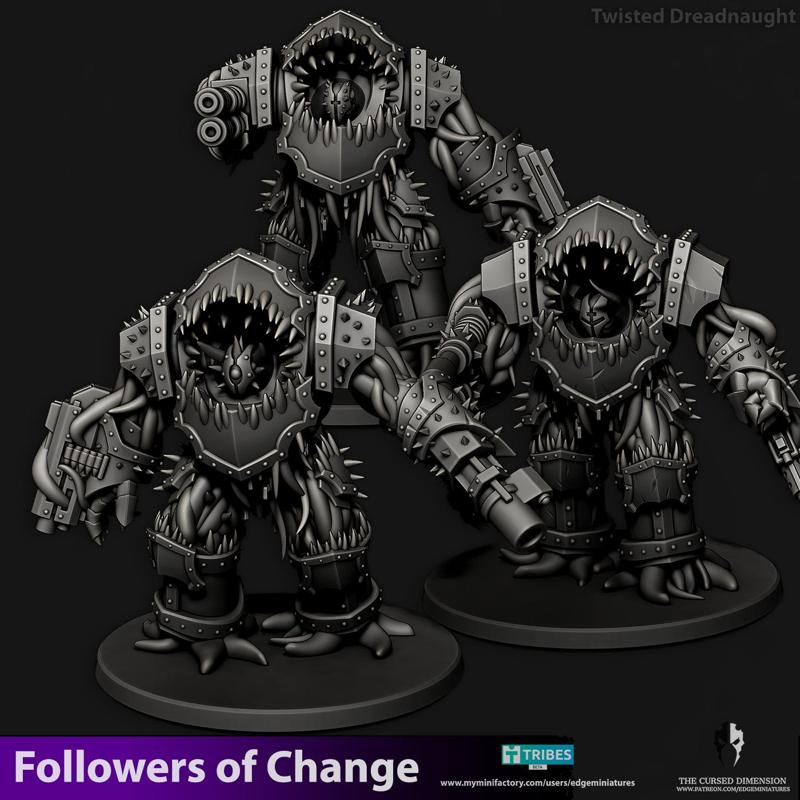 Twisted Dreadnaughts - Followers of Change - 28mm