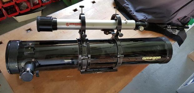 Universal telescope ring mount for secondary scope / Ringmontierung 