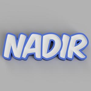 NAMELED NADIR- LED LAMP WITH NAME