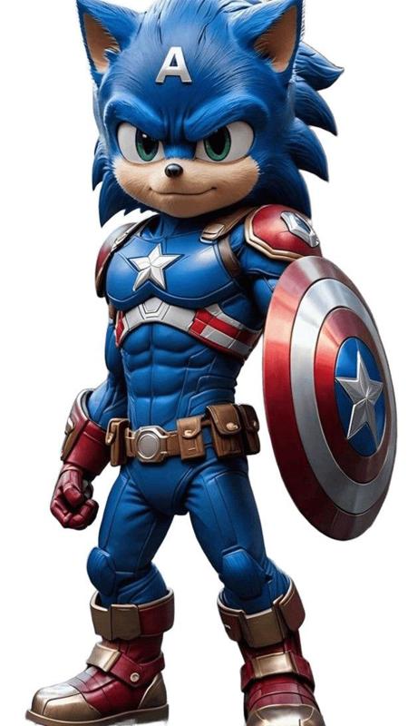 Sonic Captain America