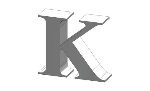 K Letter Times New Roman Font