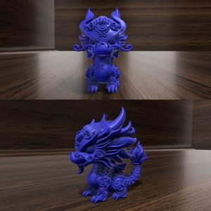 Cute 3D Model for Printing - Dragon