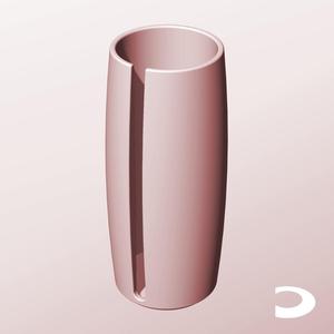 CR68-190-S Slotted Modular Stacking Storage Boxes | Printable Objects - Infinite Containers | stl file for 3d printing