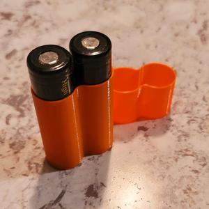 Dual 18650 Holder - Vase Mode