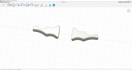 Batarang in two pieces
