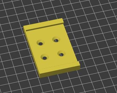 Attachment base - x-carriage - COREXY