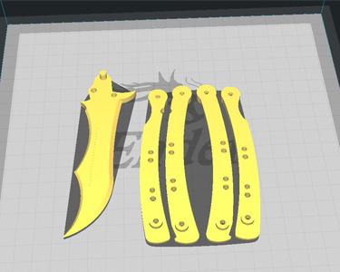 Simple CS:GO butterfly knife