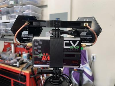ClearView 2.0 5.8ghz GoPro Style Mount Set