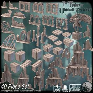 Gothic Ruins Terrain Set