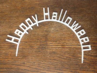 Happy Halloween Cake Topper