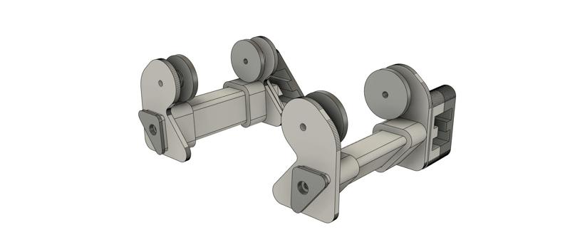 Low profile spool holder -Remix