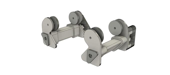 Low profile spool holder -Remix