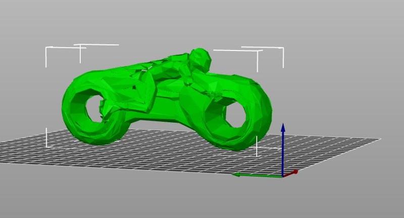 TRON BIKE LOW Poly