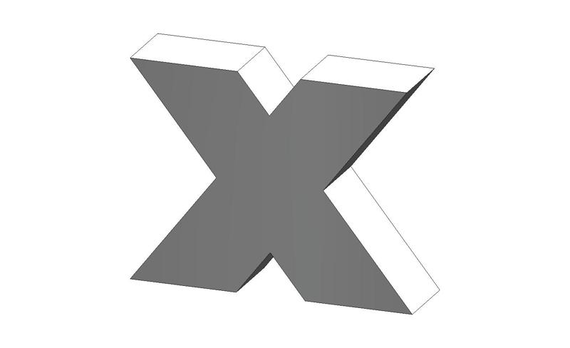X letter Gill Sans Font Letter