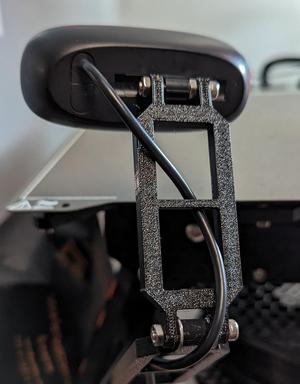 Camera Arm Segment w/ Two Forks (for Logitech C270).