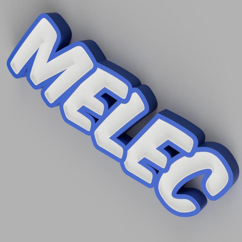 NAMELED MELEC - LED LAMP WITH NAME