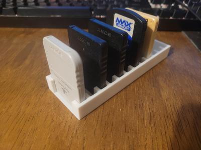playstation memory card holder