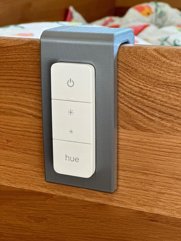 Hue Remote Holding Bracket for Bedframe