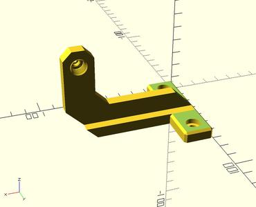 PC4-M10 filament guide for 2020 aluminum extrusions