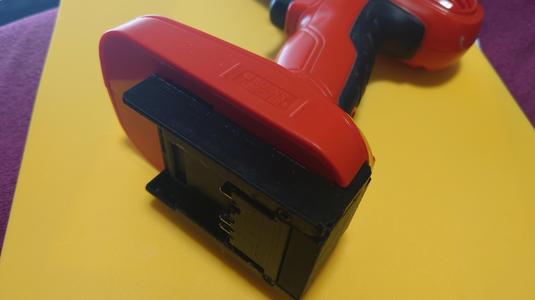 Einhell aku to Black & Decker drill conversion