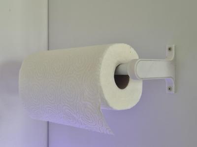 Multi-purpose wall/ceiling support (closet, paper towels, etc.)