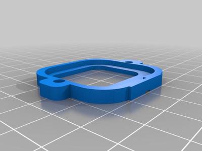 One piece load cell support and mounting bracket