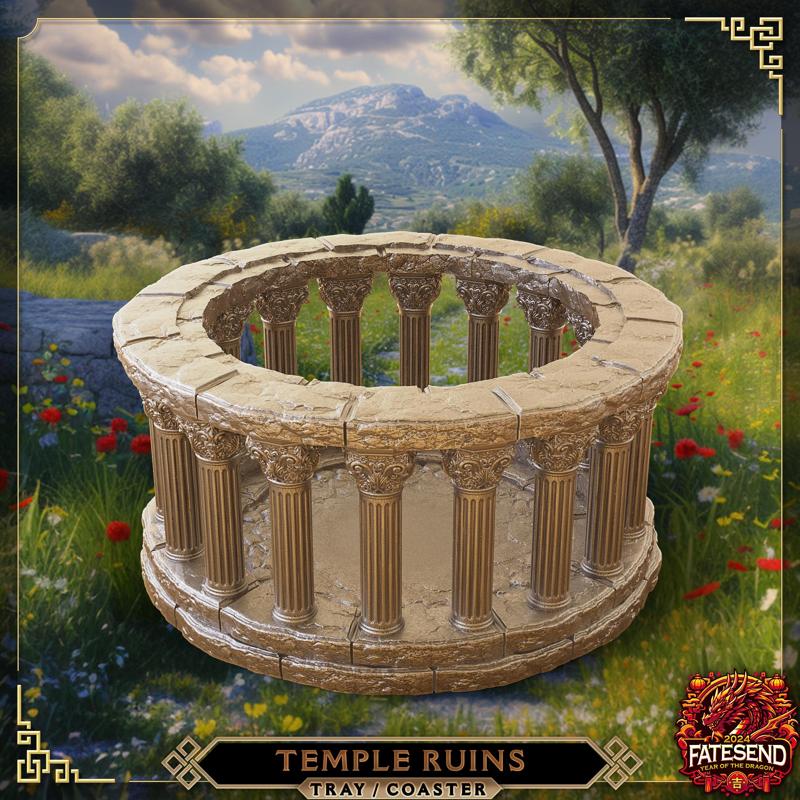 Ancient Ruins - Dice Rolling Tray