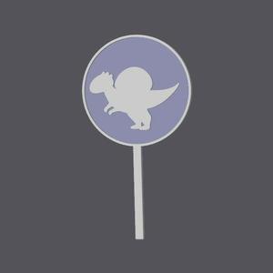 CUPCake Topper - Dinosaur6