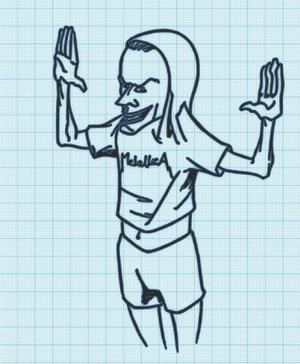 CORNHOLIO - BEVIS BUTT HEAD - WALL ART