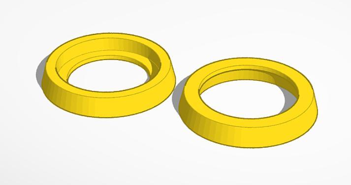 Converter 25mm to 32mm Round