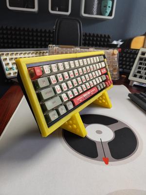 Lifted Keyboard Stand Hexagonal Design