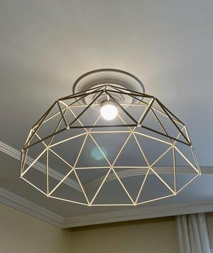 Geodesic straw dome incl. lamp adapter and f3d files