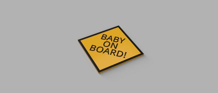 Baby on Board Sign