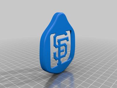 SF Giants Face Plate for Montana Mask
