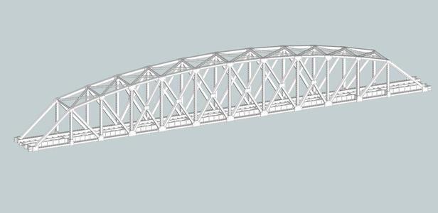247 Ft Arched Truss Bridge