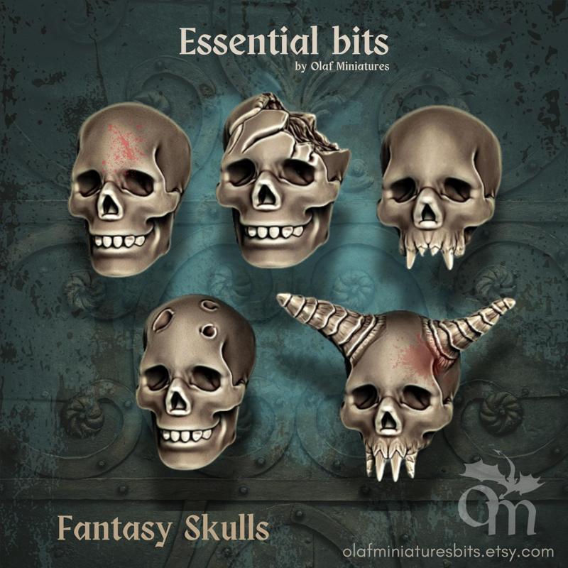 Fantasy skulls