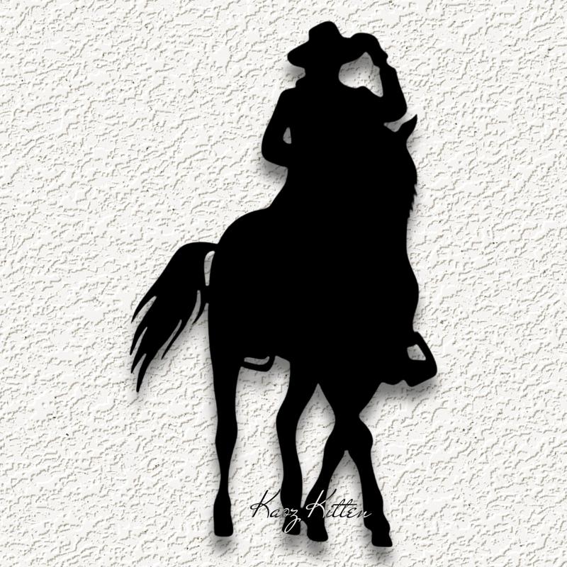 1 country western cowboy horse WALL ART HOME DECOR