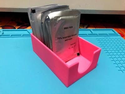 Alcohol pad tray  