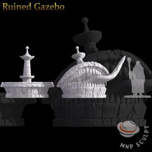 Ruined Fountain With Mimic Version