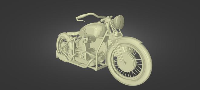 1934 Douglas Z1 Powerflow & Sidecar