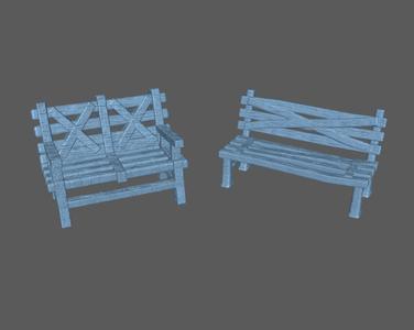 2 different Benches
